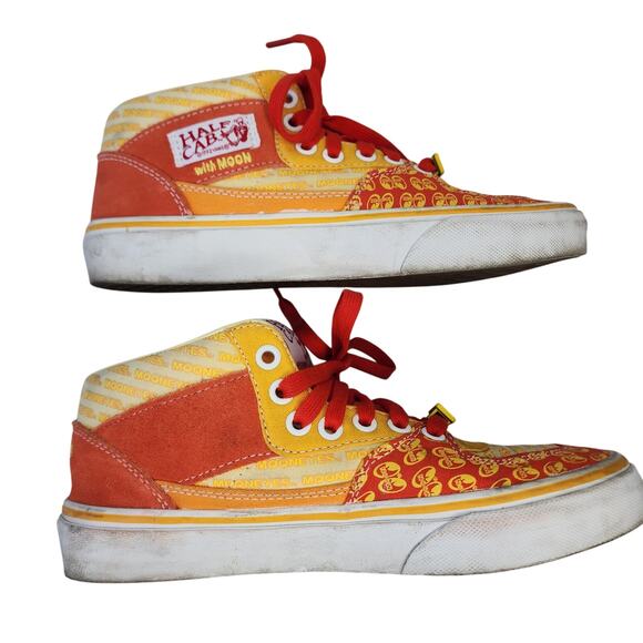 VANS Half Cab x Mooneyes Orange Rare Men size 5 - Picture 6 of 9